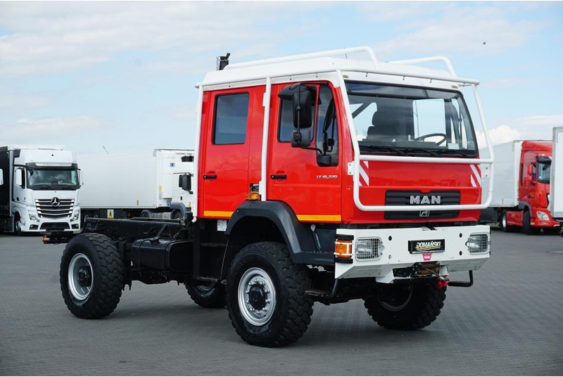 MAN LE 220 / 4 X 4 / DOKA / DO ZABUDOWY / KAMPER - Camión chasis: foto 1 MAN LE 220 / 4 X 4 / DOKA / DO ZABUDOWY / KAMPER - Camión chasis: foto 1