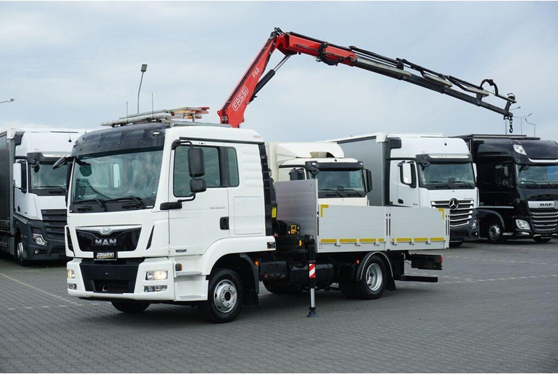MAN TGL / 12.250 / SKRZYNIOWY + HDS / FASSI F 65 / PILOT - Camión caja abierta, Camión grúa: foto 1 MAN TGL / 12.250 / SKRZYNIOWY + HDS / FASSI F 65 / PILOT - Camión caja abierta, Camión grúa: foto 1
