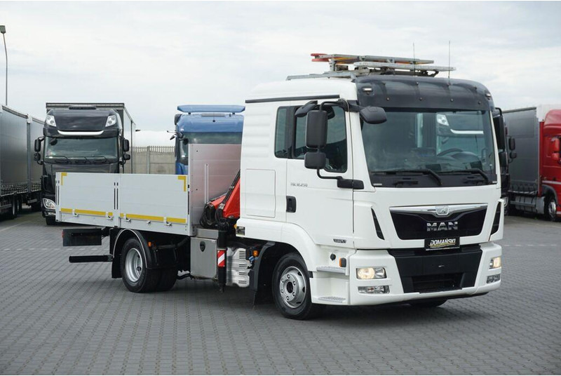 MAN TGL / 12.250 / SKRZYNIOWY + HDS / FASSI F 65 / PILOT - Camión caja abierta, Camión grúa: foto 3 MAN TGL / 12.250 / SKRZYNIOWY + HDS / FASSI F 65 / PILOT - Camión caja abierta, Camión grúa: foto 3