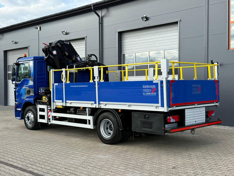 MAN TGM 15.250 skrzynia z żurawiem // E6 // HMF 1520 K1 HDS dzwig kr - Camión caja abierta, Camión grúa: foto 3 MAN TGM 15.250 skrzynia z żurawiem // E6 // HMF 1520 K1 HDS dzwig kr - Camión caja abierta, Camión grúa: foto 3