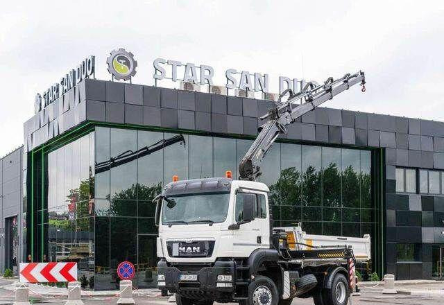 MAN TGS 18.360 4x4 HIAB 144 E-4 Crane Kipper - Camión volquete, Camión grúa: foto 3 MAN TGS 18.360 4x4 HIAB 144 E-4 Crane Kipper - Camión volquete, Camión grúa: foto 3