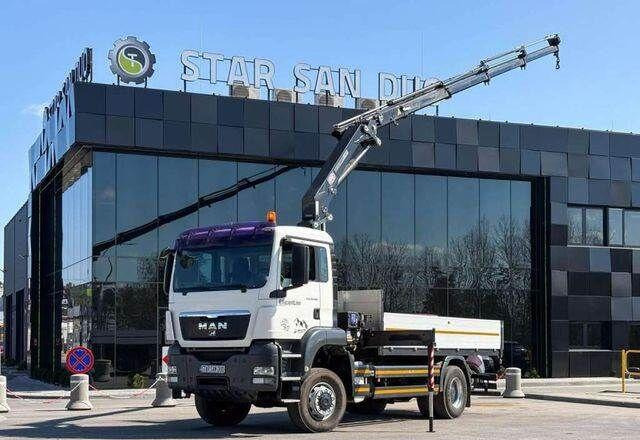 MAN TGS 18.360 4x4 HMF 1720 K4 Crane KRAN - Camión caja abierta, Camión grúa: foto 1 MAN TGS 18.360 4x4 HMF 1720 K4 Crane KRAN - Camión caja abierta, Camión grúa: foto 1