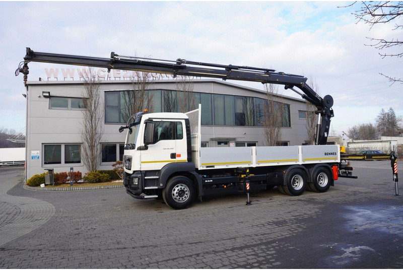 MAN TGS 26.400 + HIAB 244 EP-4 HIDUO crane - Camión caja abierta, Camión grúa: foto 2 MAN TGS 26.400 + HIAB 244 EP-4 HIDUO crane - Camión caja abierta, Camión grúa: foto 2