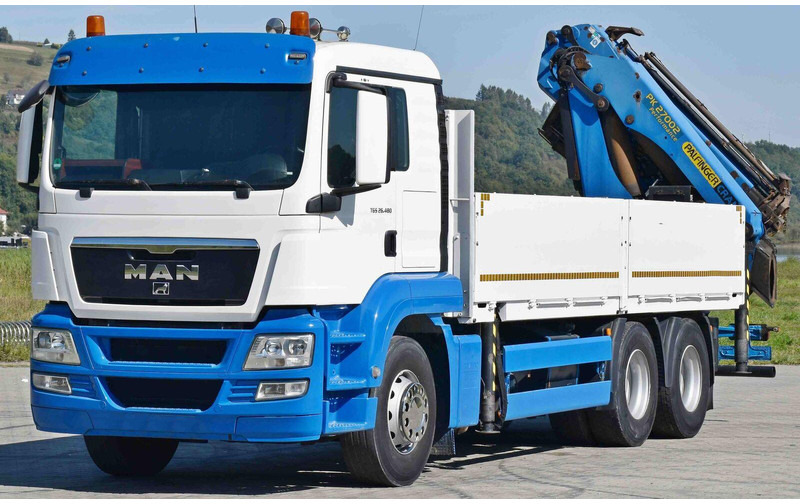 MAN TGS 26.480 * PK 27002 + JIB PJ060 + FUNK / 6x4 - Camión caja abierta, Camión grúa: foto 3 MAN TGS 26.480 * PK 27002 + JIB PJ060 + FUNK / 6x4 - Camión caja abierta, Camión grúa: foto 3