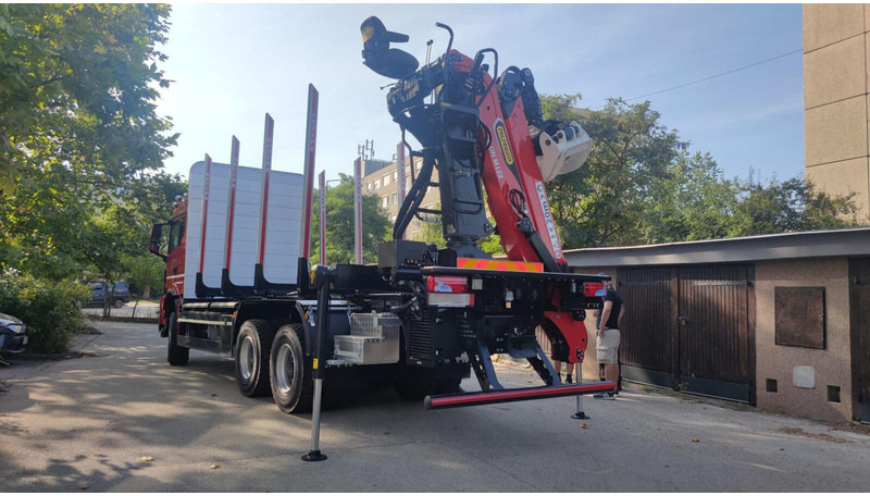 Camión forestal, Camión grúa para transporte de madera MAN TGS 33.520: foto 10 Camión forestal, Camión grúa para transporte de madera MAN TGS 33.520: foto 10