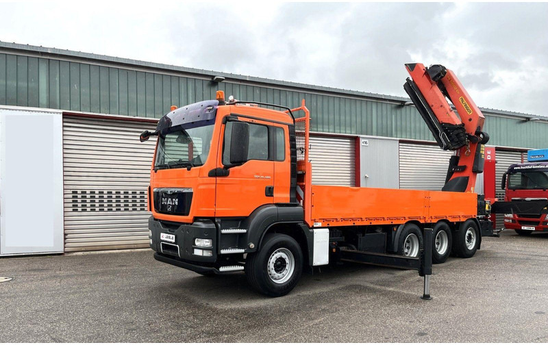 MAN TGS 35.480 8x4 Crane Palfinger PK 50002EH - Camión caja abierta, Camión grúa: foto 2 MAN TGS 35.480 8x4 Crane Palfinger PK 50002EH - Camión caja abierta, Camión grúa: foto 2