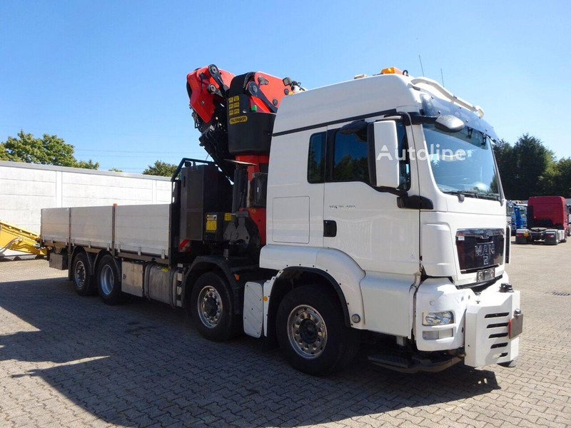 Camión caja abierta, Camión grúa MAN TGS 35.480 - Flatbed + crane: foto 8