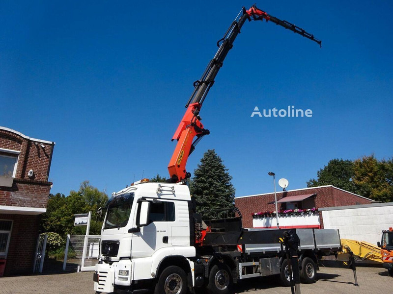 Camión caja abierta, Camión grúa MAN TGS 35.480 - Flatbed + crane: foto 10