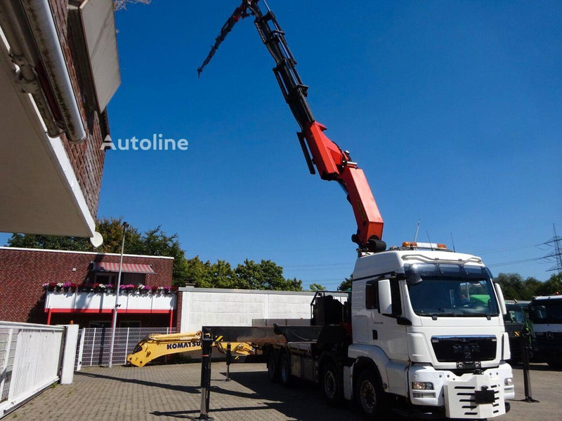 Camión caja abierta, Camión grúa MAN TGS 35.480 - Flatbed + crane: foto 11