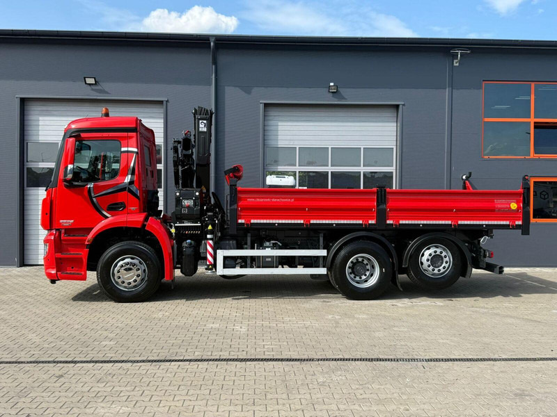 Mercedes-Benz AROCS 2532 // E6 // wywrotka 3-Stronna + HIAB HIDUO 158 B-2 // 6 - Camión volquete, Camión grúa: foto 5 Mercedes-Benz AROCS 2532 // E6 // wywrotka 3-Stronna + HIAB HIDUO 158 B-2 // 6 - Camión volquete, Camión grúa: foto 5