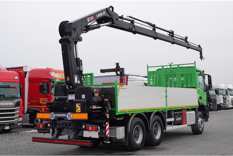 Camión caja abierta, Camión grúa Mercedes-Benz AROCS 2636 / 6x4 / SKRZYNIOWY- 6,5 M / + HDS HIAB 4x wysów: 13 m: foto 6