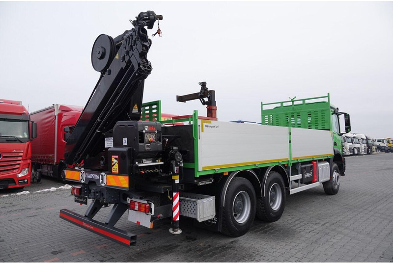 Camión caja abierta, Camión grúa Mercedes-Benz AROCS 2636 / 6x4 / SKRZYNIOWY- 6,5 M / + HDS HIAB 4x wysów: 13 m: foto 14