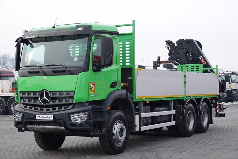 Camión caja abierta, Camión grúa Mercedes-Benz AROCS 2636 / 6x4 / SKRZYNIOWY- 6,5 M / + HDS HIAB 4x wysów: 13 m: foto 10