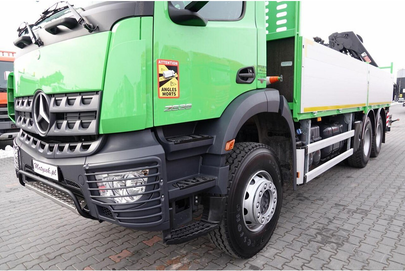 Camión caja abierta, Camión grúa Mercedes-Benz AROCS 2636 / 6x4 / SKRZYNIOWY- 6,5 M / + HDS HIAB 4x wysów: 13 m: foto 19