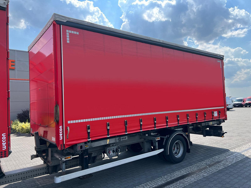 Mercedes-Benz ATEGO 1227 BDF WECHSELFAHRGESTELL CURTAIN PLANE TRAILER 1.HAND - Camión lona: foto 4 Mercedes-Benz ATEGO 1227 BDF WECHSELFAHRGESTELL CURTAIN PLANE TRAILER 1.HAND - Camión lona: foto 4