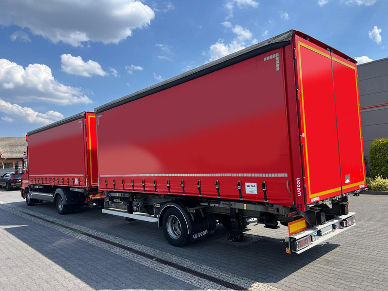 Mercedes-Benz ATEGO 1227 BDF WECHSELFAHRGESTELL CURTAIN PLANE TRAILER 1.HAND - Camión lona: foto 5 Mercedes-Benz ATEGO 1227 BDF WECHSELFAHRGESTELL CURTAIN PLANE TRAILER 1.HAND - Camión lona: foto 5