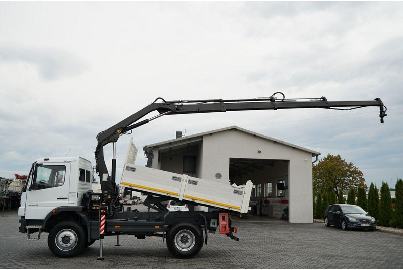 Mercedes-Benz ATEGO 1629 / 4x4 / WYWROTKA + HDS HIAB 111 B-3 / PILOT / ROTAT - Camión volquete, Camión grúa: foto 3 Mercedes-Benz ATEGO 1629 / 4x4 / WYWROTKA + HDS HIAB 111 B-3 / PILOT / ROTAT - Camión volquete, Camión grúa: foto 3