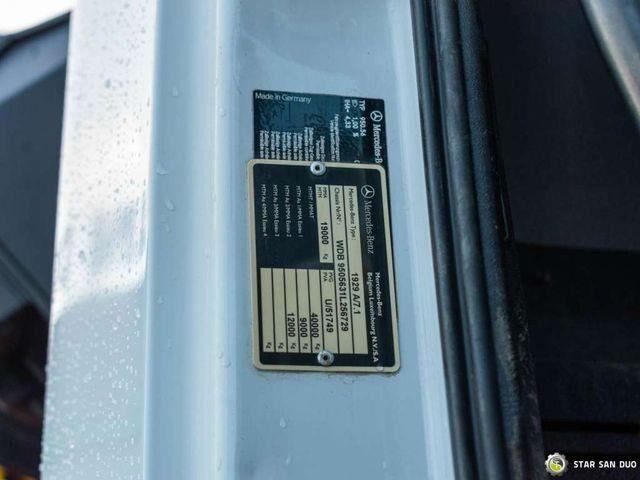 Camión caja abierta, Camión grúa Mercedes-Benz AXOR 1829 4x4 Palfinger PK 29002 Crane Winch: foto 16