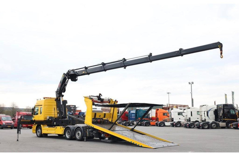 Mercedes-Benz Actros 2532 Vehicle transporter + crane Hiab 477EP-5 HiPro 6x2 - Camión portavehículos: foto 4 Mercedes-Benz Actros 2532 Vehicle transporter + crane Hiab 477EP-5 HiPro 6x2 - Camión portavehículos: foto 4