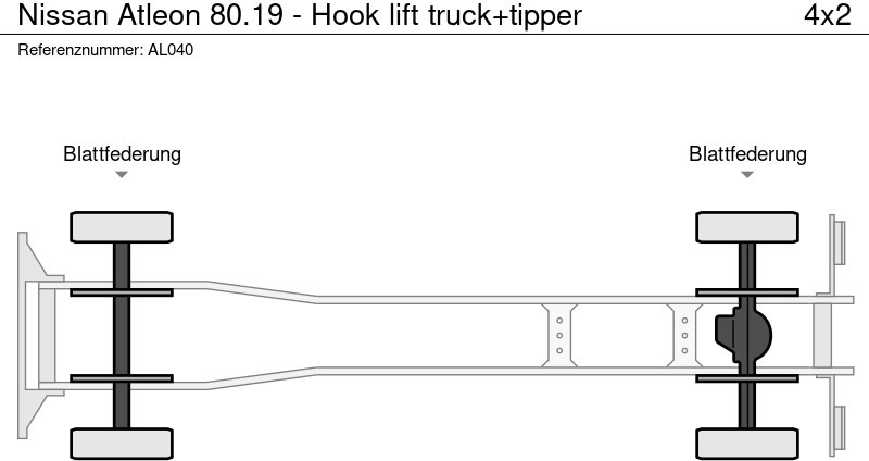 Leasing de Nissan Atleon 80.19 - Hook lift truck+tipper Nissan Atleon 80.19 - Hook lift truck+tipper: foto 19