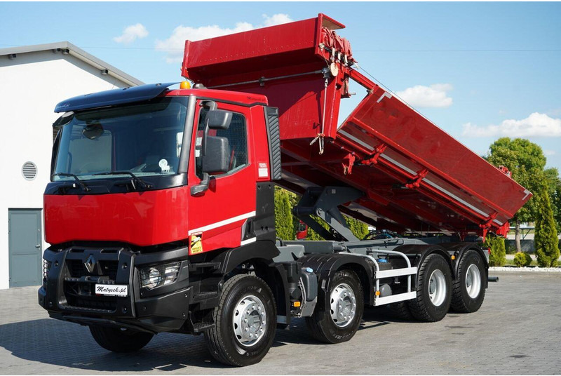 Renault C 430 / 8x4 / WYWROTKA DWUSTRONNA - 6M / HYDROBURTA / KLAPODRZW - Camión volquete: foto 1 Renault C 430 / 8x4 / WYWROTKA DWUSTRONNA - 6M / HYDROBURTA / KLAPODRZW - Camión volquete: foto 1