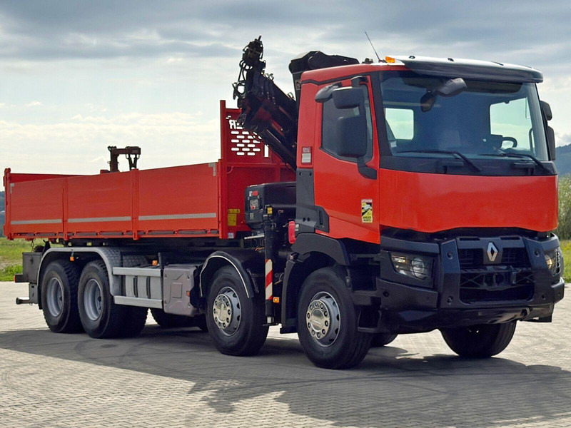 Renault C 430 *KIPPER 6,80m* HIAB X-HIDUO 188 ES-4 * 8x4 - Camión volquete, Camión grúa: foto 4 Renault C 430 *KIPPER 6,80m* HIAB X-HIDUO 188 ES-4 * 8x4 - Camión volquete, Camión grúa: foto 4