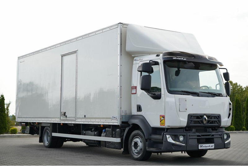 Renault D 210 / 4x2 / KONTENER / 7,5M / WINDA DHOLLANDIA / EURO 6 - Camión caja cerrada: foto 1 Renault D 210 / 4x2 / KONTENER / 7,5M / WINDA DHOLLANDIA / EURO 6 - Camión caja cerrada: foto 1