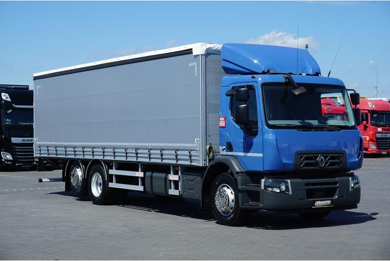 Camión lona Renault D 320 / EURO 6 / FIRANKA / 21 PALET / ŁAD. 16 390 KG: foto 1