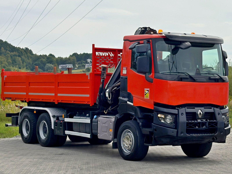 Renault K 380 * HIAB 144 BS - 3 HIDUO + FUNK * 6x4 * TOP - Camión volquete, Camión grúa: foto 4 Renault K 380 * HIAB 144 BS - 3 HIDUO + FUNK * 6x4 * TOP - Camión volquete, Camión grúa: foto 4