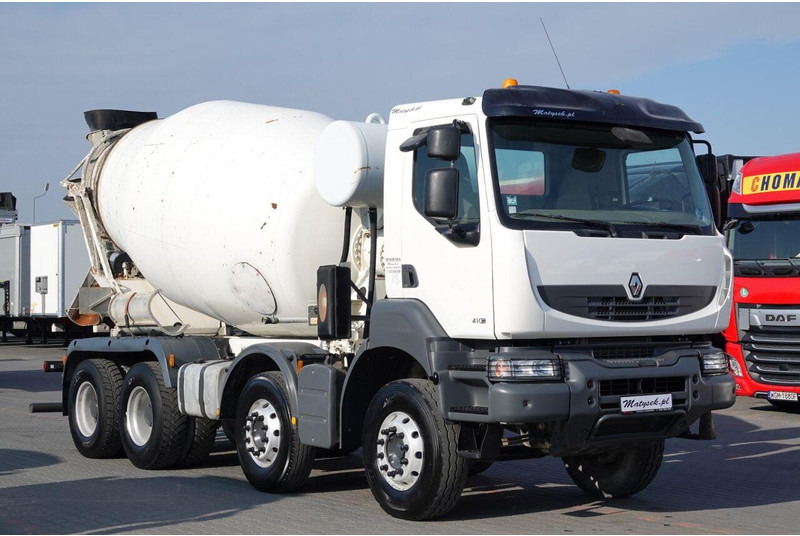 Renault KERAX 410 / 8X4 / BETONOMIESZARKA / GRUSZKA CIFA / 9 m3 / SPROWA - Camión hormigonera: foto 4 Renault KERAX 410 / 8X4 / BETONOMIESZARKA / GRUSZKA CIFA / 9 m3 / SPROWA - Camión hormigonera: foto 4
