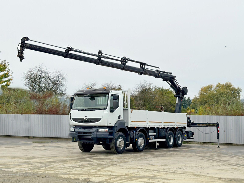 Renault KERAX 430 * HIAB 211 EP-5 HIDUO /FUNK *8x4 - Camión caja abierta, Camión grúa: foto 2 Renault KERAX 430 * HIAB 211 EP-5 HIDUO /FUNK *8x4 - Camión caja abierta, Camión grúa: foto 2