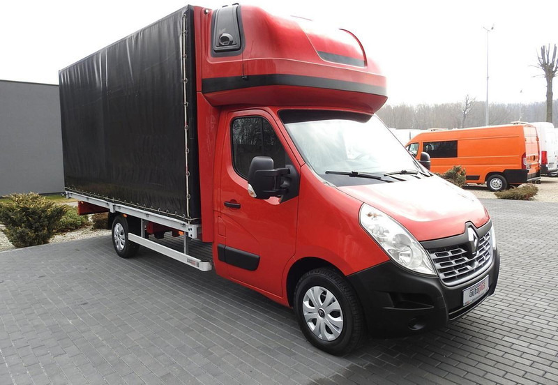 Renault MASTER PLANDEKA 10 PALET WEBASTO TEMPOMAT KLIMATYZACJA 170KM [ - Furgoneta con lona: foto 4 Renault MASTER PLANDEKA 10 PALET WEBASTO TEMPOMAT KLIMATYZACJA 170KM [ - Furgoneta con lona: foto 4