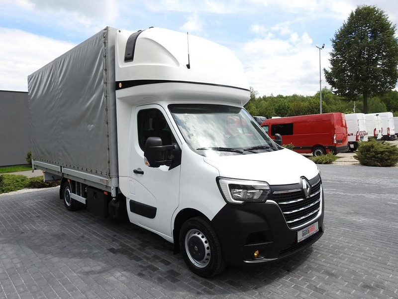 Renault MASTER PLANDEKA 10 PALET WEBASTO TEMPOMAT KLIMATYZACJA LEDY 165 - Furgoneta con lona: foto 4 Renault MASTER PLANDEKA 10 PALET WEBASTO TEMPOMAT KLIMATYZACJA LEDY 165 - Furgoneta con lona: foto 4