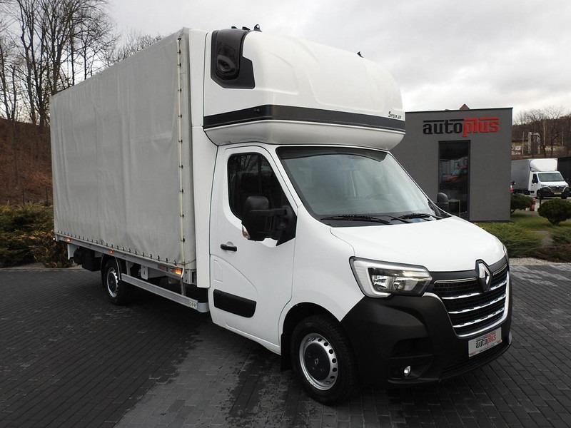 Renault MASTER PLANDEKA 10 PALET WEBASTO TEMPOMAT KLIMATYZACJA LEDY PNEU - Furgoneta con lona: foto 4 Renault MASTER PLANDEKA 10 PALET WEBASTO TEMPOMAT KLIMATYZACJA LEDY PNEU - Furgoneta con lona: foto 4