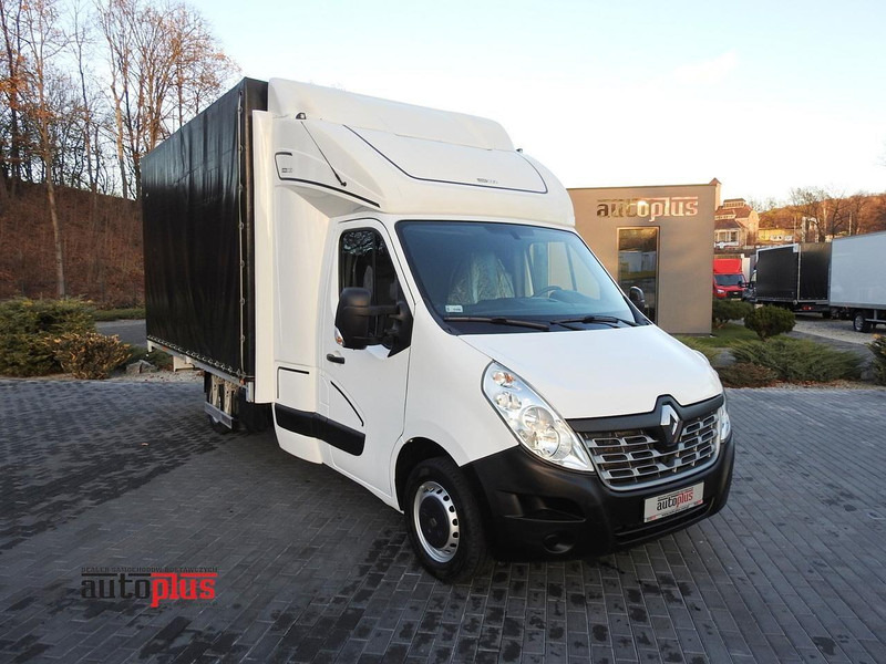 Renault MASTER PLANDEKA 10 PALET WEBASTO TEMPOMAT KLIMATYZACJA PNEUMATYK - Furgoneta con lona: foto 1 Renault MASTER PLANDEKA 10 PALET WEBASTO TEMPOMAT KLIMATYZACJA PNEUMATYK - Furgoneta con lona: foto 1