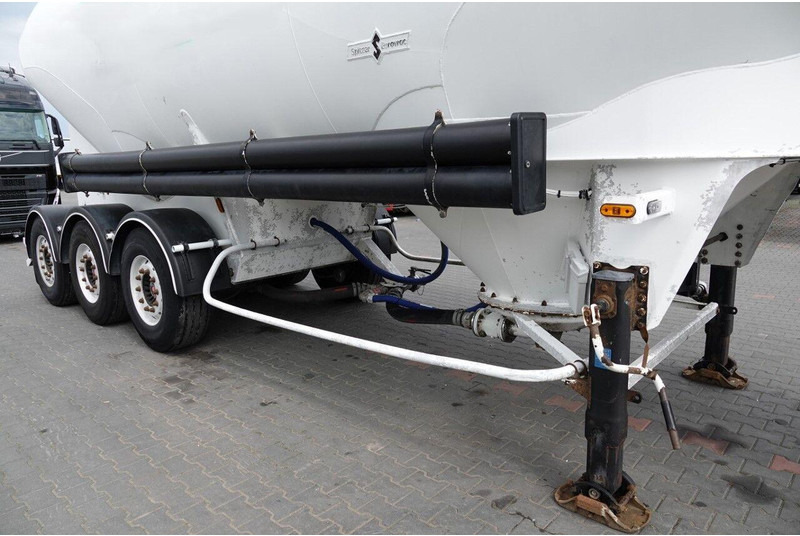 Semirremolque silo para transporte de cemento SPITZER CEMENTONACZEPA / 37 000 L / SILOS / 3 KOMORY / OSIE SAF: foto 9