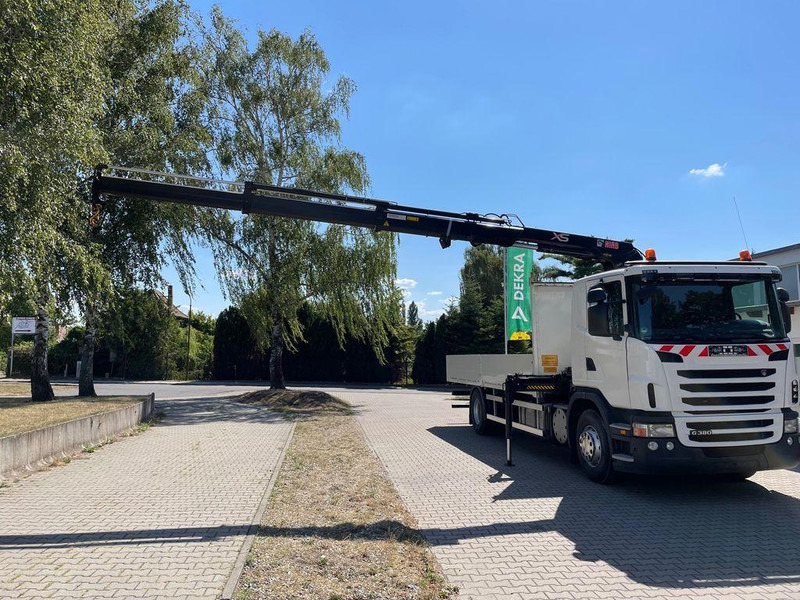 Scania G 380 Pritsche Kran Hiab 122B - Camión caja abierta, Camión grúa: foto 4 Scania G 380 Pritsche Kran Hiab 122B - Camión caja abierta, Camión grúa: foto 4