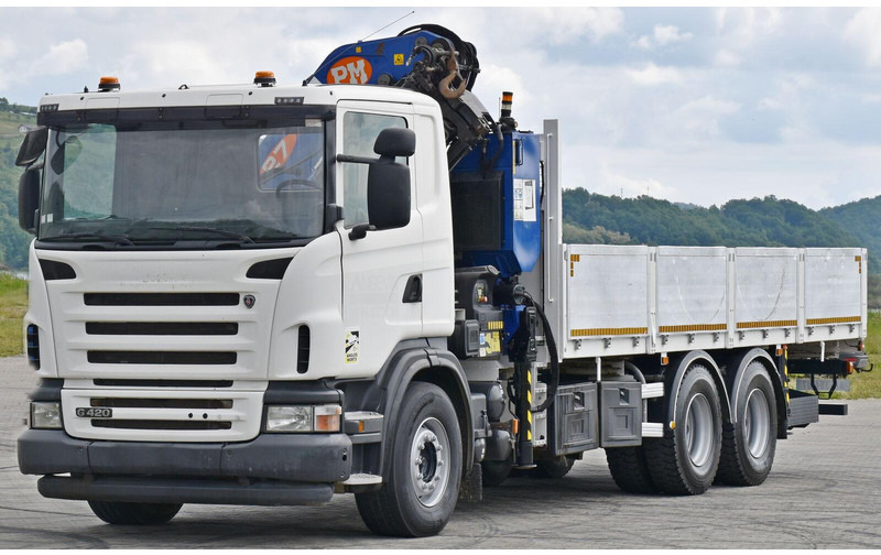 Scania G 420 - Camión caja abierta, Camión grúa: foto 3 Scania G 420 - Camión caja abierta, Camión grúa: foto 3