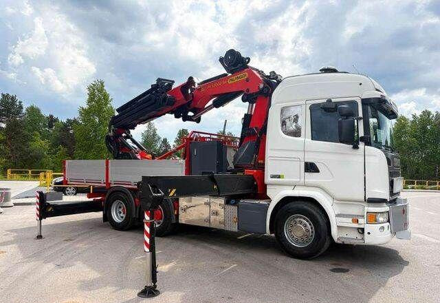 Camión caja abierta, Camión grúa Scania G490 6x2 Palfinger PK 53002 SH Fly Jib Basket: foto 12