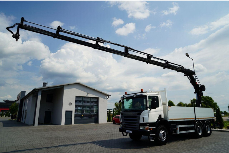 Scania P 360 / 6X4 / SKRZYNIOWY 4.85 + HDS HIAB 211 E-6 HIDUO / UDŹWIG - Camión caja abierta, Camión grúa: foto 4 Scania P 360 / 6X4 / SKRZYNIOWY 4.85 + HDS HIAB 211 E-6 HIDUO / UDŹWIG - Camión caja abierta, Camión grúa: foto 4