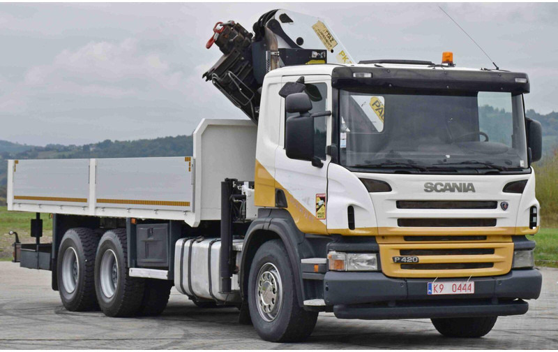 Scania P 420 - Camión caja abierta, Camión grúa: foto 4 Scania P 420 - Camión caja abierta, Camión grúa: foto 4