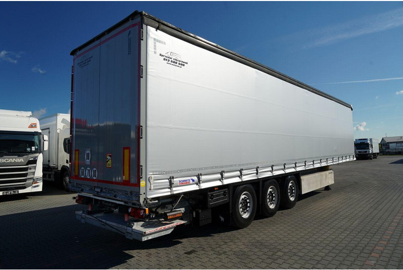 Schmitz Cargobull FIRANKA / WINDA ZAŁADOWCZA / 2x OŚ PODNOSZONA / KOSZ NA PALETY - Semirremolque lona: foto 2 Schmitz Cargobull FIRANKA / WINDA ZAŁADOWCZA / 2x OŚ PODNOSZONA / KOSZ NA PALETY - Semirremolque lona: foto 2