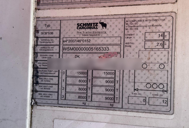 Semirremolque frigorífico Schmitz Cargobull S2B: foto 13 Semirremolque frigorífico Schmitz Cargobull S2B: foto 13