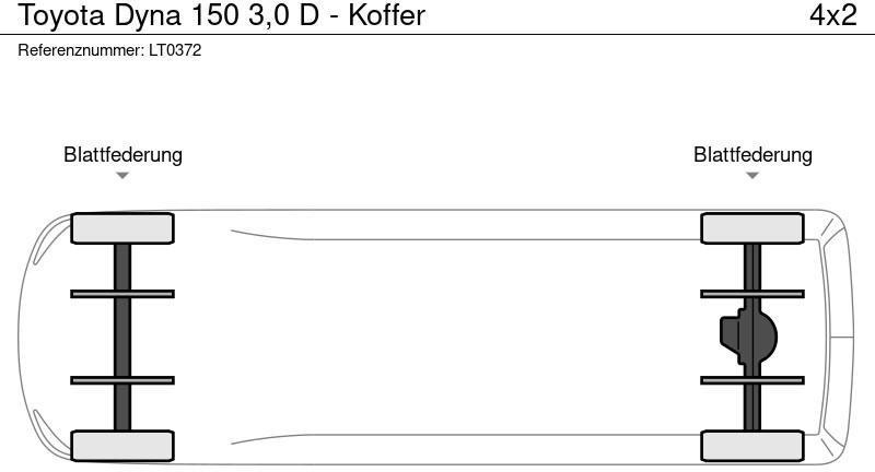 Leasing de Toyota Dyna 150 3,0 D - Koffer Toyota Dyna 150 3,0 D - Koffer: foto 11 Leasing de Toyota Dyna 150 3,0 D - Koffer Toyota Dyna 150 3,0 D - Koffer: foto 11