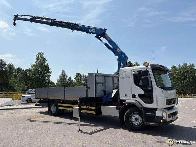 Volvo FE 240 4x2 HMF 1560 K3 HDS Rotator Crane Kran - Camión caja abierta, Camión grúa: foto 2 Volvo FE 240 4x2 HMF 1560 K3 HDS Rotator Crane Kran - Camión caja abierta, Camión grúa: foto 2
