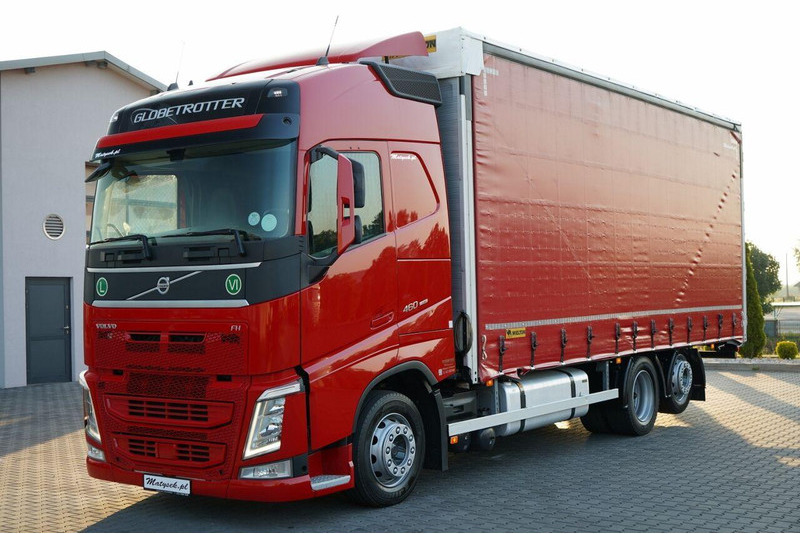 Volvo FH 460 / FIRANKA / 6x2 / PODNOSZONY DACH / I-PARK COOL / OŚ PODN - Camión lona: foto 1 Volvo FH 460 / FIRANKA / 6x2 / PODNOSZONY DACH / I-PARK COOL / OŚ PODN - Camión lona: foto 1