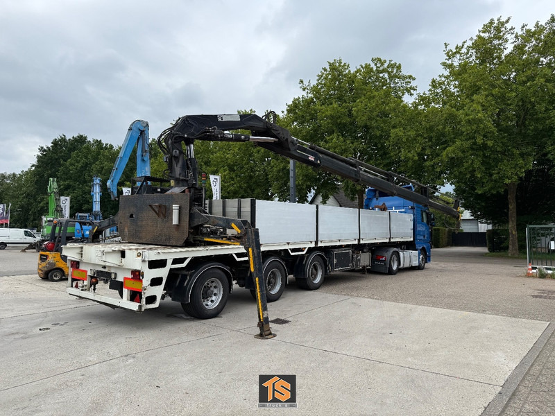 Floor - Steen - KRANE/CRANE HIAB 33 T M - BELGIUM TOP - Semirremolque plataforma/ Caja abierta: foto 1 Floor - Steen - KRANE/CRANE HIAB 33 T M - BELGIUM TOP - Semirremolque plataforma/ Caja abierta: foto 1