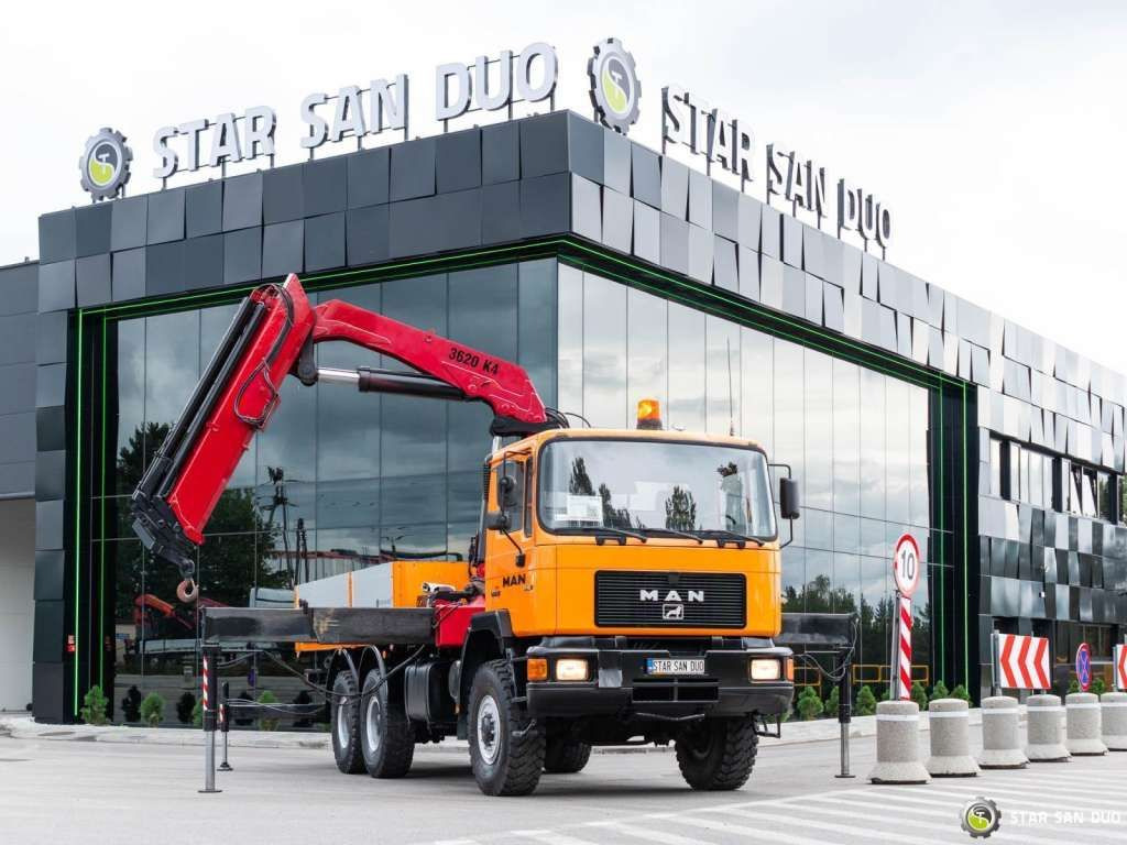 MAN 27.402 F10 6x6 HMF 3620 K4 Hds Crane - Camión grúa: foto 1 MAN 27.402 F10 6x6 HMF 3620 K4 Hds Crane - Camión grúa: foto 1