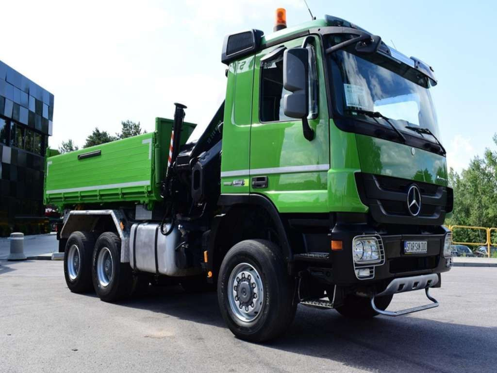 Mercedes-Benz ACTROS 3346 6x6 HIAB 244EP-4 Crane Kipper - Camión volquete: foto 4 Mercedes-Benz ACTROS 3346 6x6 HIAB 244EP-4 Crane Kipper - Camión volquete: foto 4