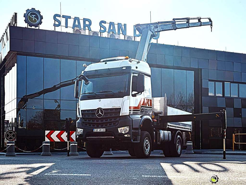 Mercedes-Benz AROCS 1851 PALFINGER PK 20002 Crane Kran - Camión grúa: foto 1 Mercedes-Benz AROCS 1851 PALFINGER PK 20002 Crane Kran - Camión grúa: foto 1